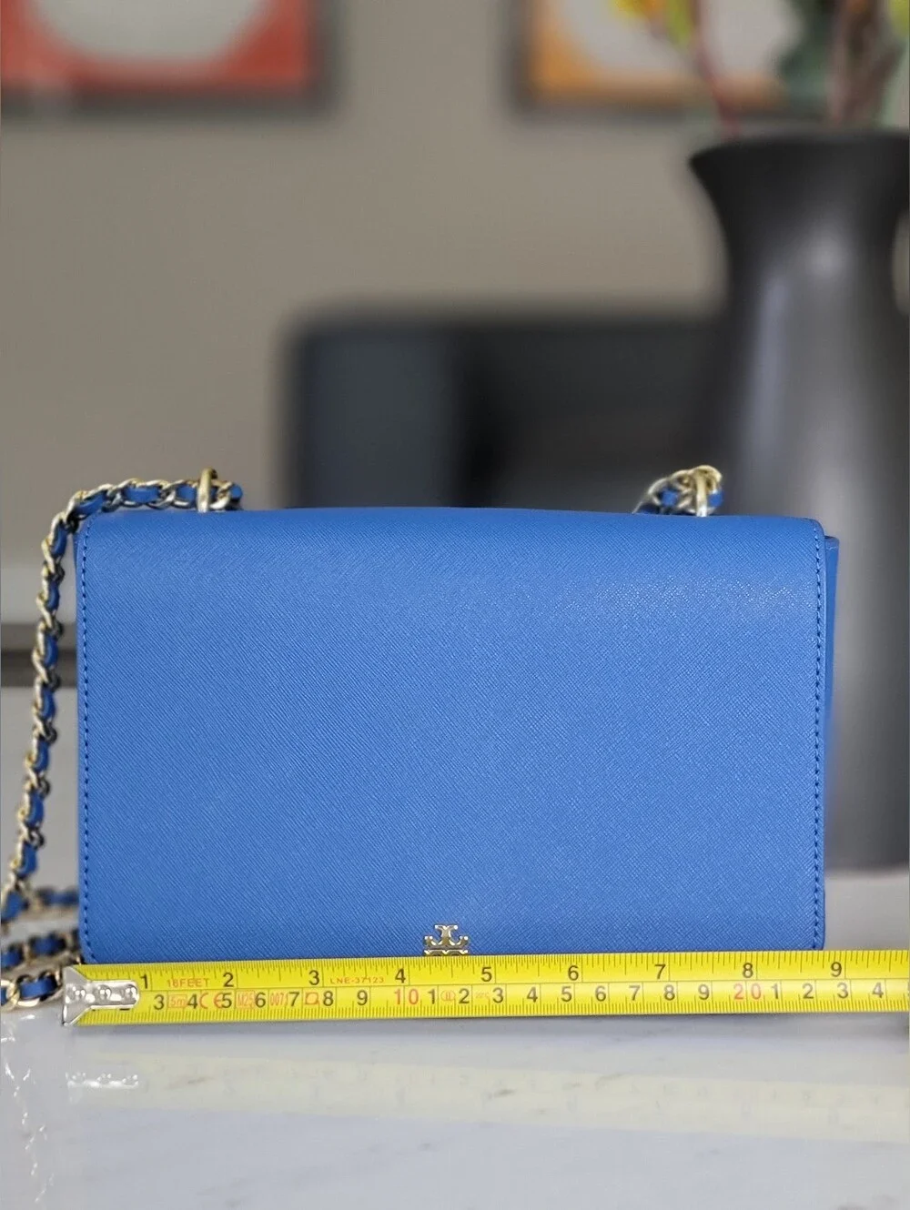 Tory Burch Emerson Shoulder Bag Regal Blue – Excellent Condition